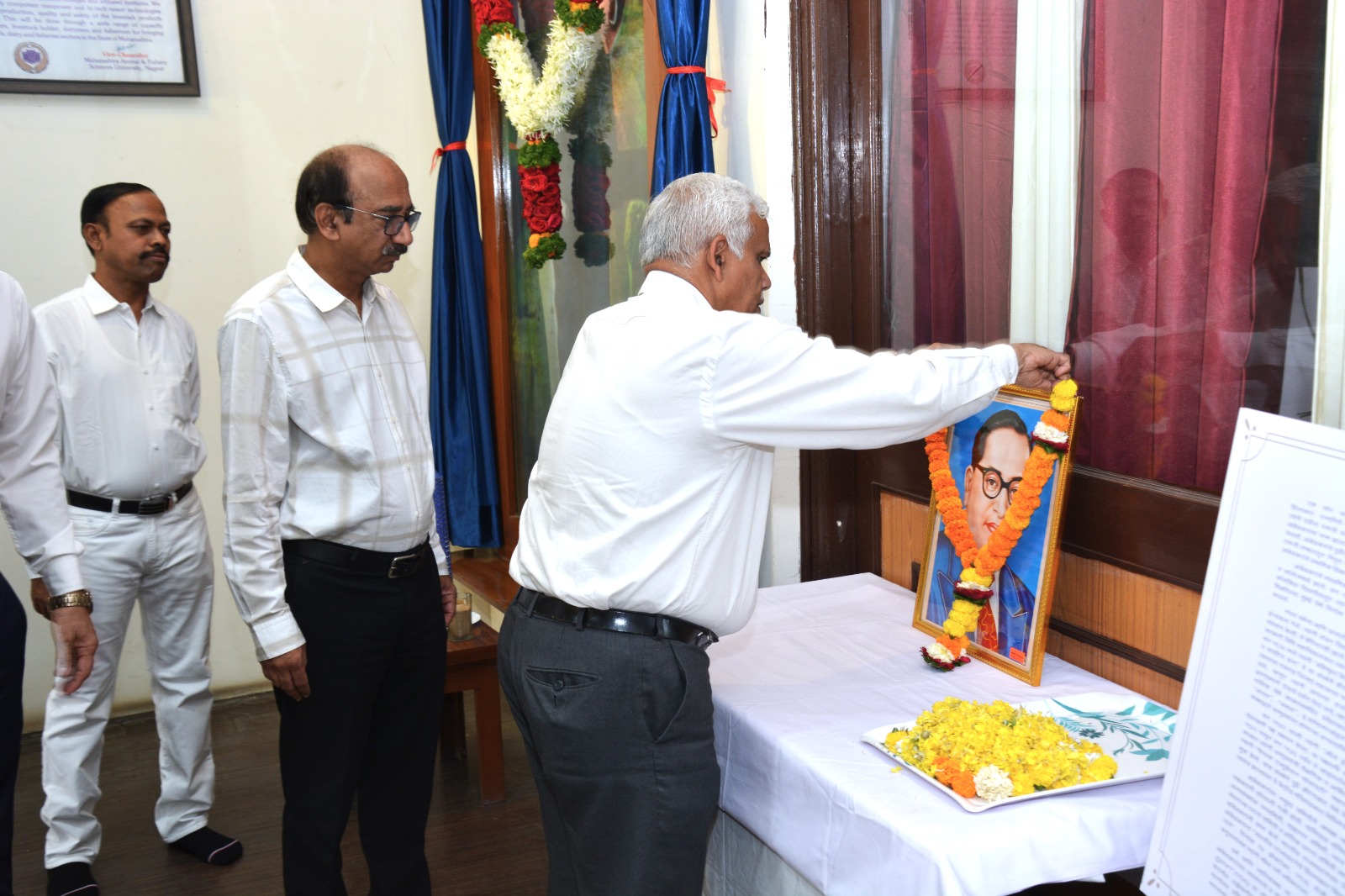 Dr Babasaheb Ambedkar Jayanti celebration at MAFSU (1).jpeg